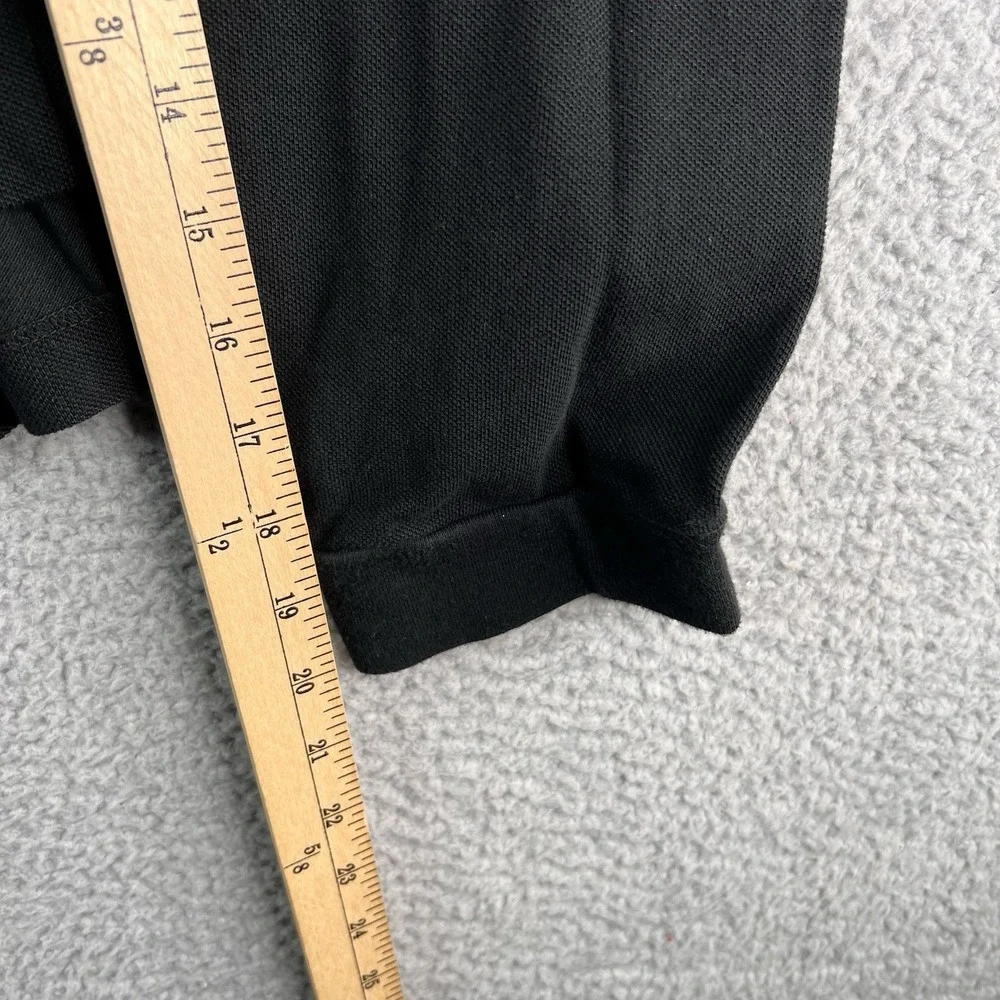 VTG POLO by Ralph Lauren Custom Fit Long Sleeve Rugby Shirt XXL Black